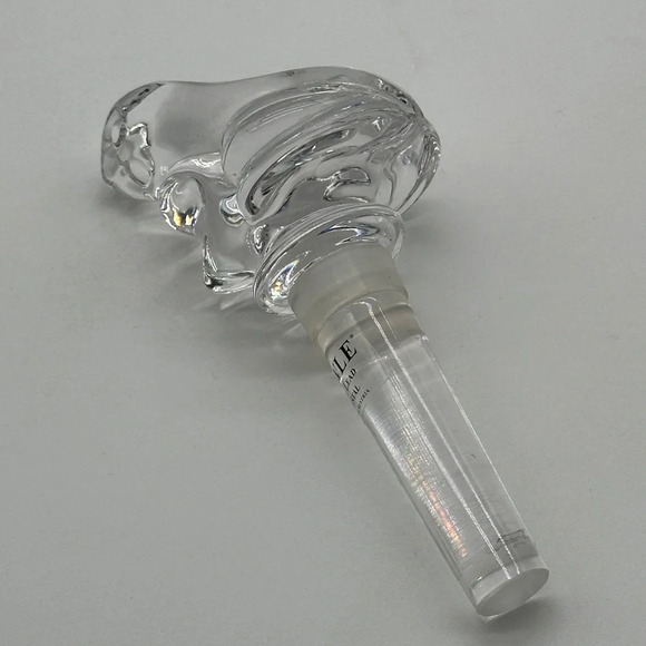 Towle 24% Lead Austrian Crystal Wine Bottle Stopper Made In Austria Frog - Picture 5 of 5